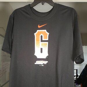 MENS NIKE SAN FRANCISCO GIANTS DRI-FIT SHIRT LARGE